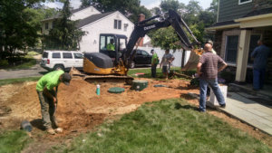 Septic Install © C. Clapp, TNC