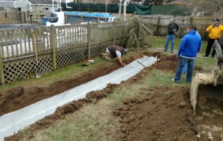 Drainfield Install, Mastic, NY © C. Clapp, TNC